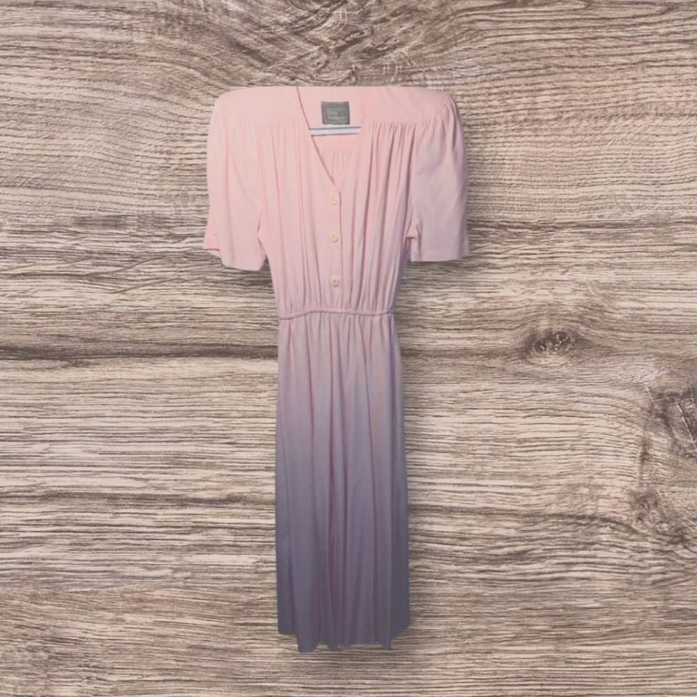 Vintage Carol Anderson Pink Dress Size 6